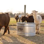 Galv. Round End Tank in use