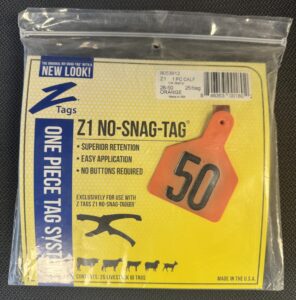 Z1 No-Snag-Tags Calf