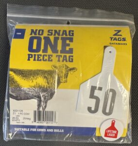 Z1 No-Snag-Tags Cow