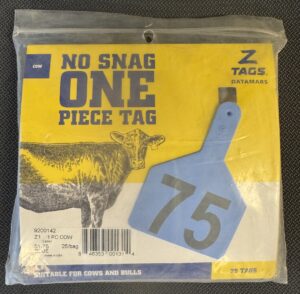 Z1 No-Snag-Tags Cow