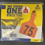 Z1 No-Snag-Tag Cow – Orange 51-75
